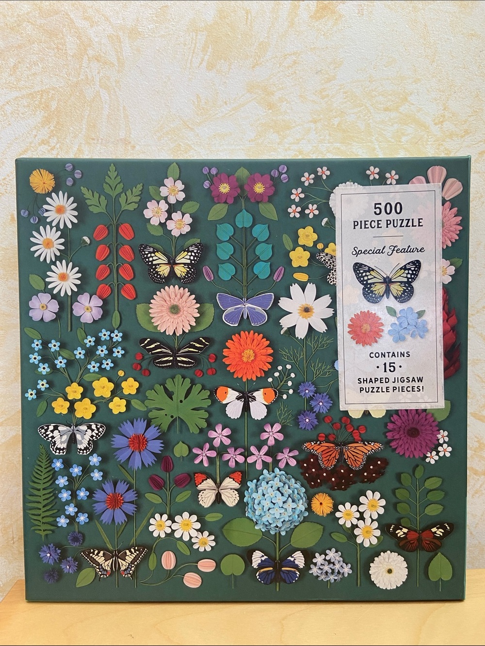 Galison Butterfly Botanica - 500 Piece Puzzle